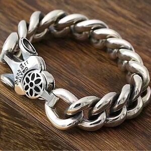 Good Art Hlywd (2001) Silver Curb Chain Bracelet